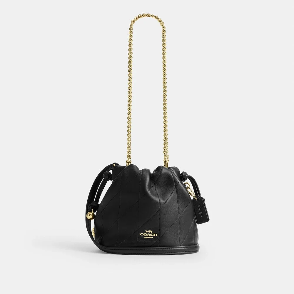 Coach Outlet Faye Mini Drawstring Bag With Quilting